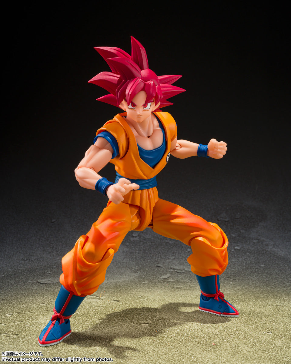 Dragon Ball Z S.H.Figuarts Figure - Super Saiyan Son Goku God Aura ver.