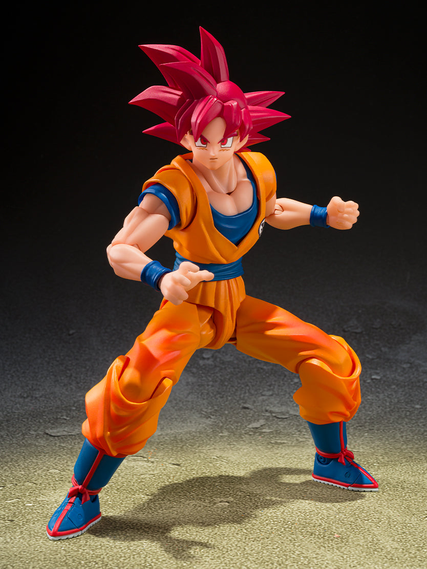 Dragon Ball Z S.H.Figuarts Figure - Super Saiyan Son Goku God Aura ver.