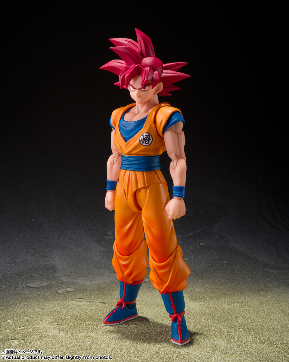 Dragon Ball Z S.H.Figuarts Figure - Super Saiyan Son Goku God Aura ver.