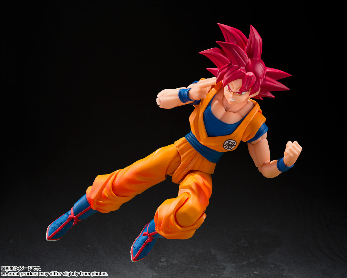 Dragon Ball Z S.H.Figuarts Figure - Super Saiyan Son Goku God Aura ver.