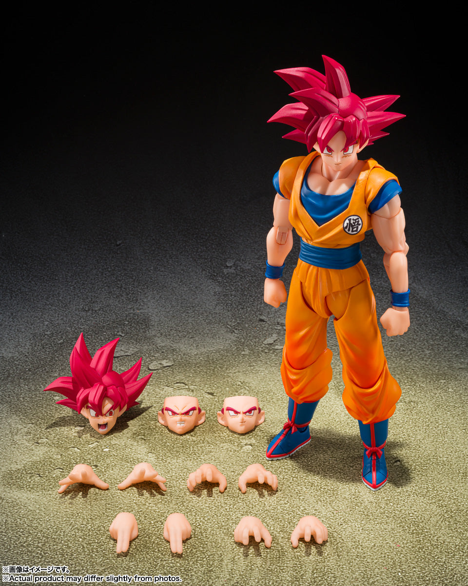 Dragon Ball Z S.H.Figuarts Figure - Super Saiyan Son Goku God Aura ver.