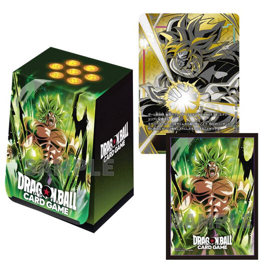 DBS Fusion World CARD Case and CARD Sleeves Set 4 Broly DBS Fusion World CARD Case and CARD Sleeves Set 4 Broly