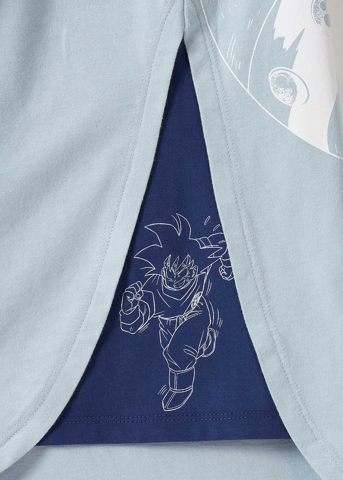 Dragon Ball Z Graniph Collection Collaboration Clothing - 20x gravity Side gusset T-shirt