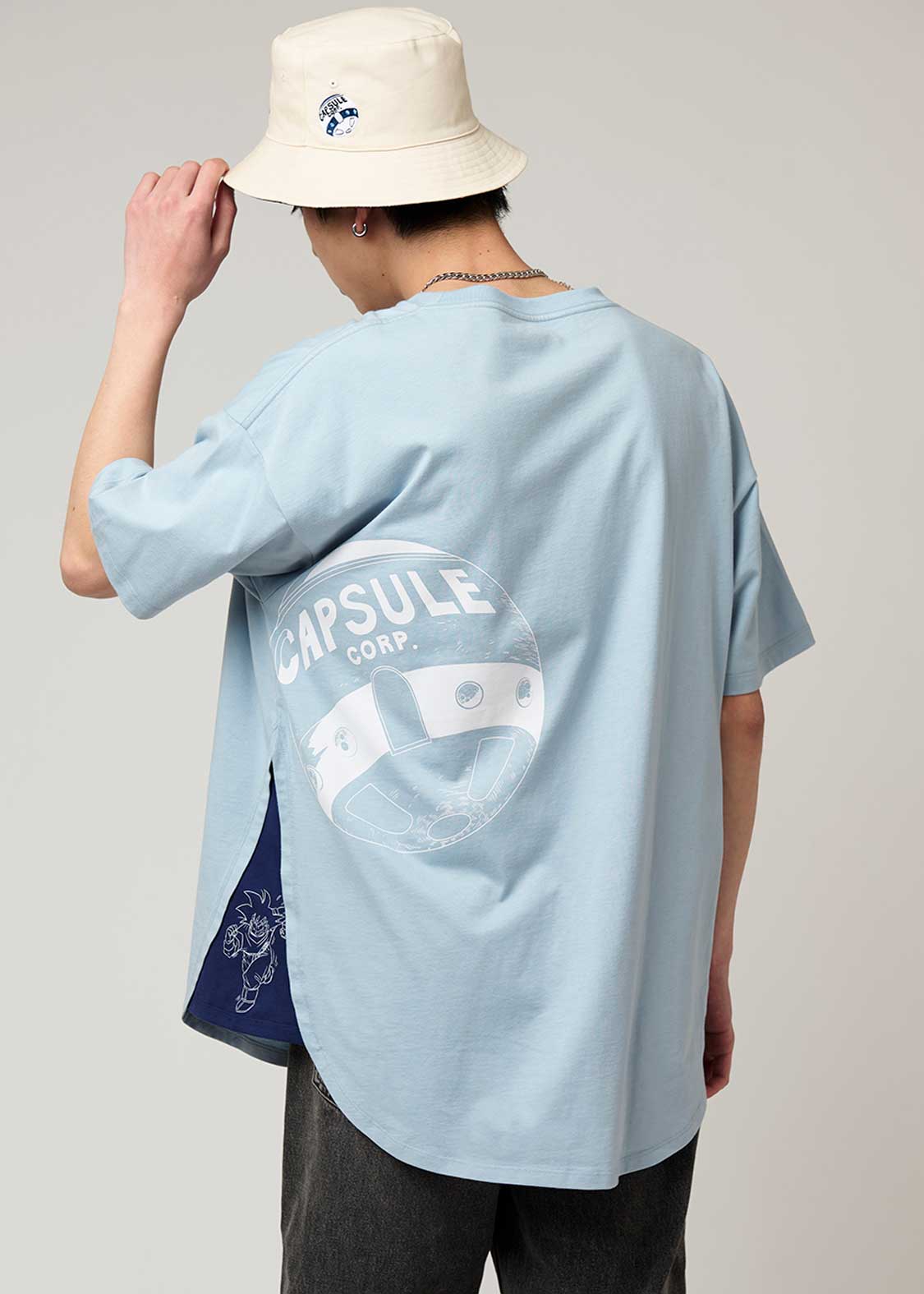 Dragon Ball Z Graniph Collection Collaboration Clothing - 20x gravity Side gusset T-shirt