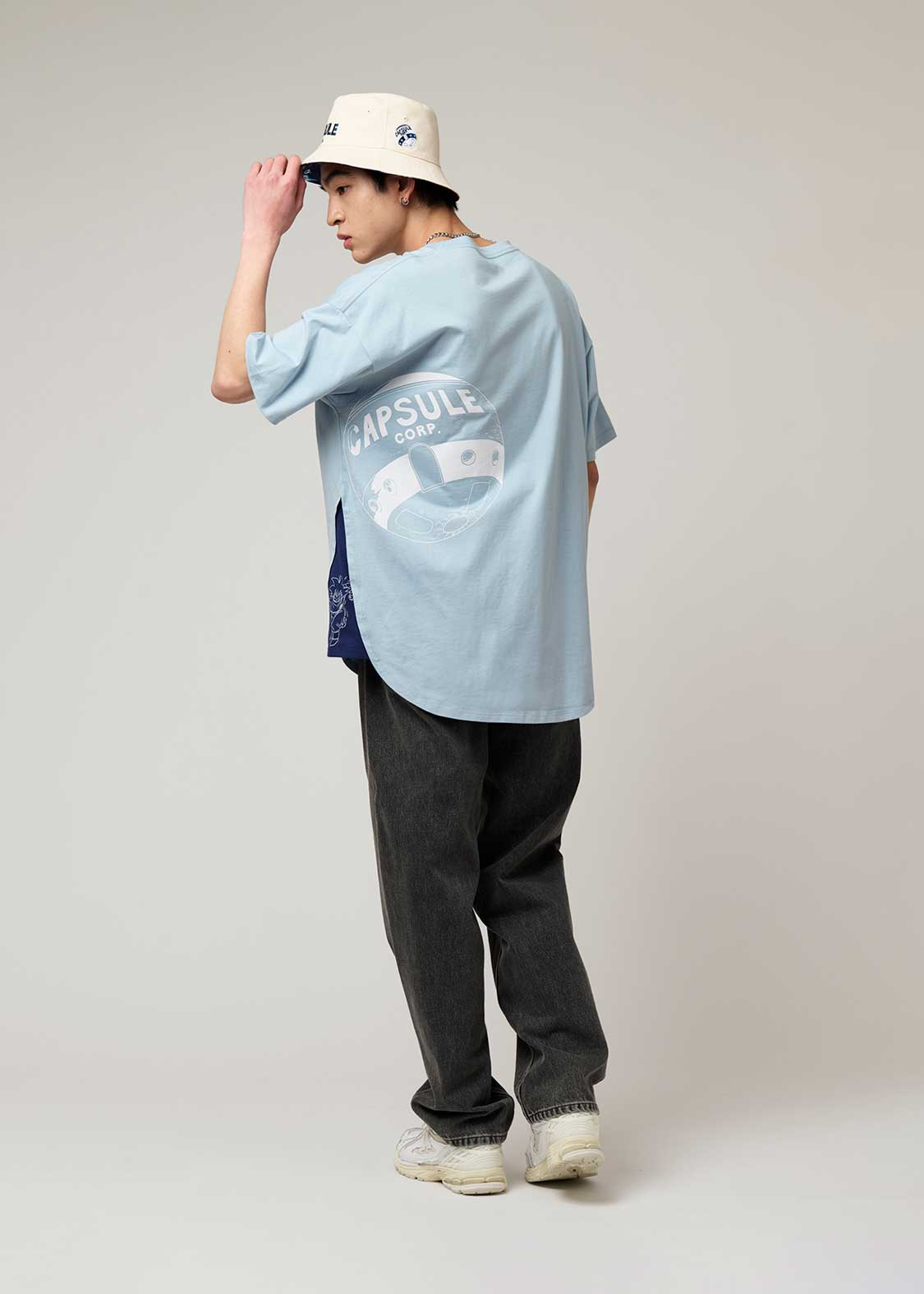 Dragon Ball Z Graniph Collection Collaboration Clothing - 20x gravity Side gusset T-shirt
