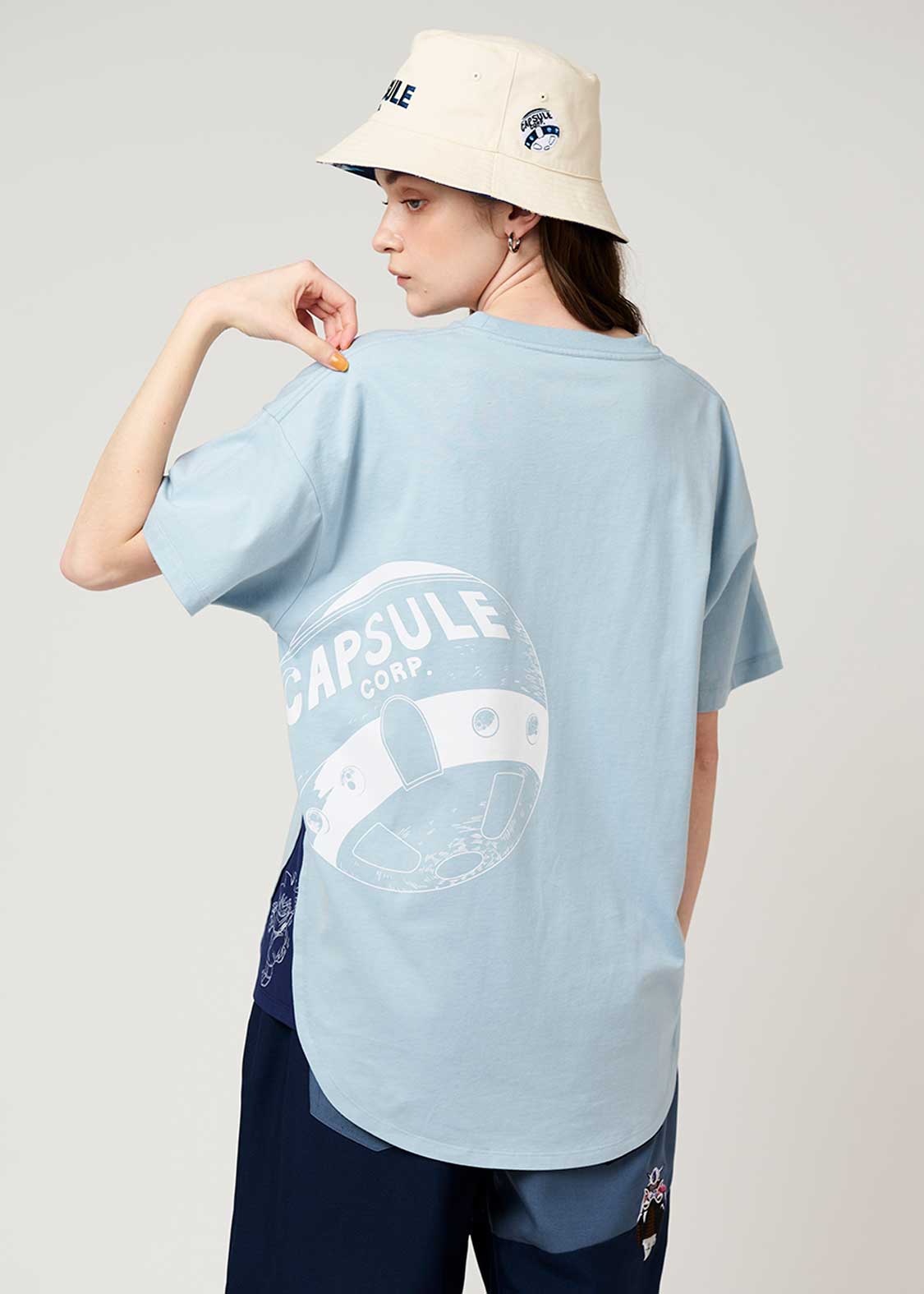 Dragon Ball Z Graniph Collection Collaboration Clothing - Capsule Corporation Reversible Bucket Hat