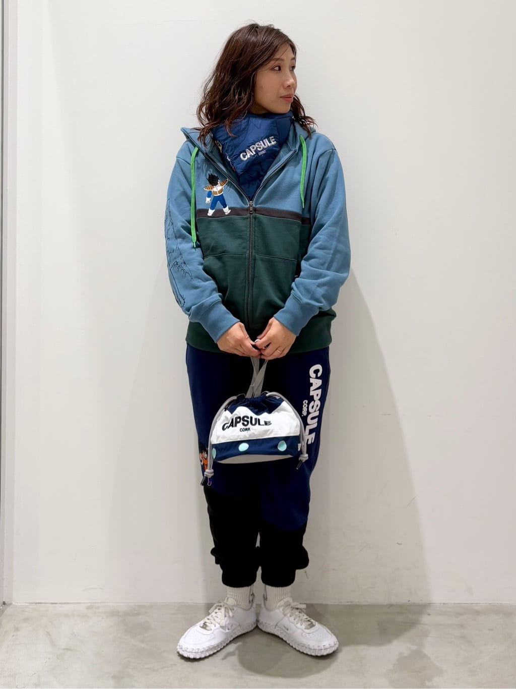 Dragon Ball Z Graniph Collection Collaboration Clothing - Capsule Corporation Reversible down muffler