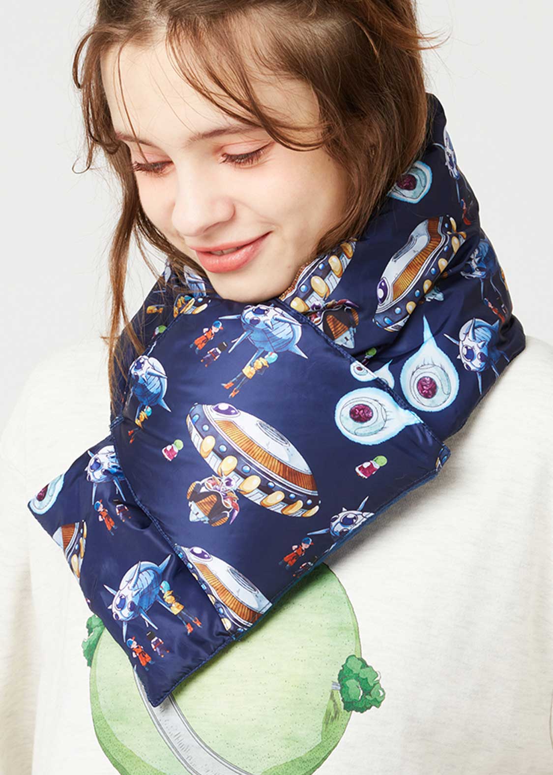 Dragon Ball Z Graniph Collection Collaboration Clothing - Capsule Corporation Reversible down muffler