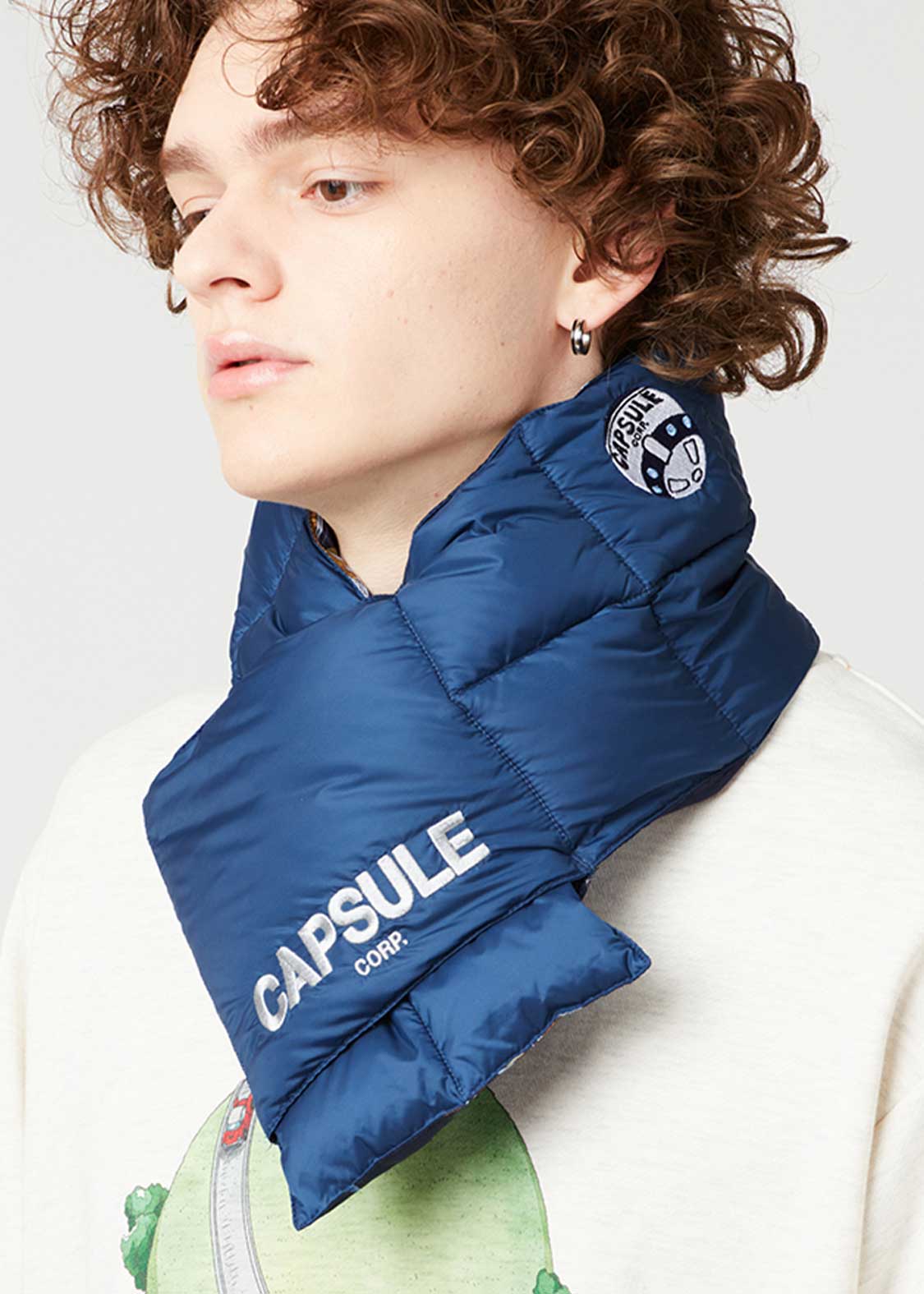 Dragon Ball Z Graniph Collection Collaboration Clothing - Capsule Corporation Reversible down muffler