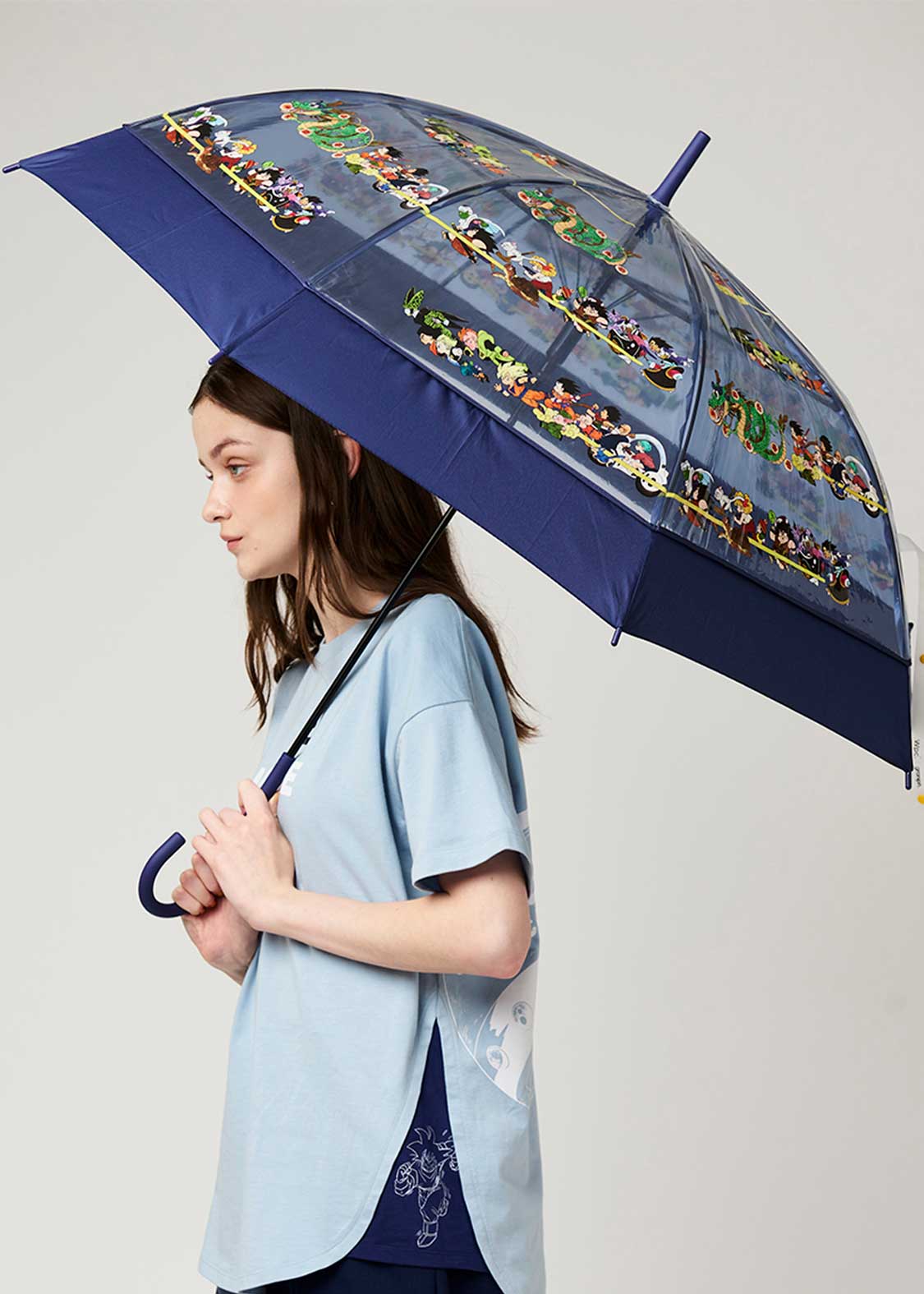 Dragon Ball Z Graniph Collection Collaboration Clothing - Characters Pattern Vinyl Umbrella
