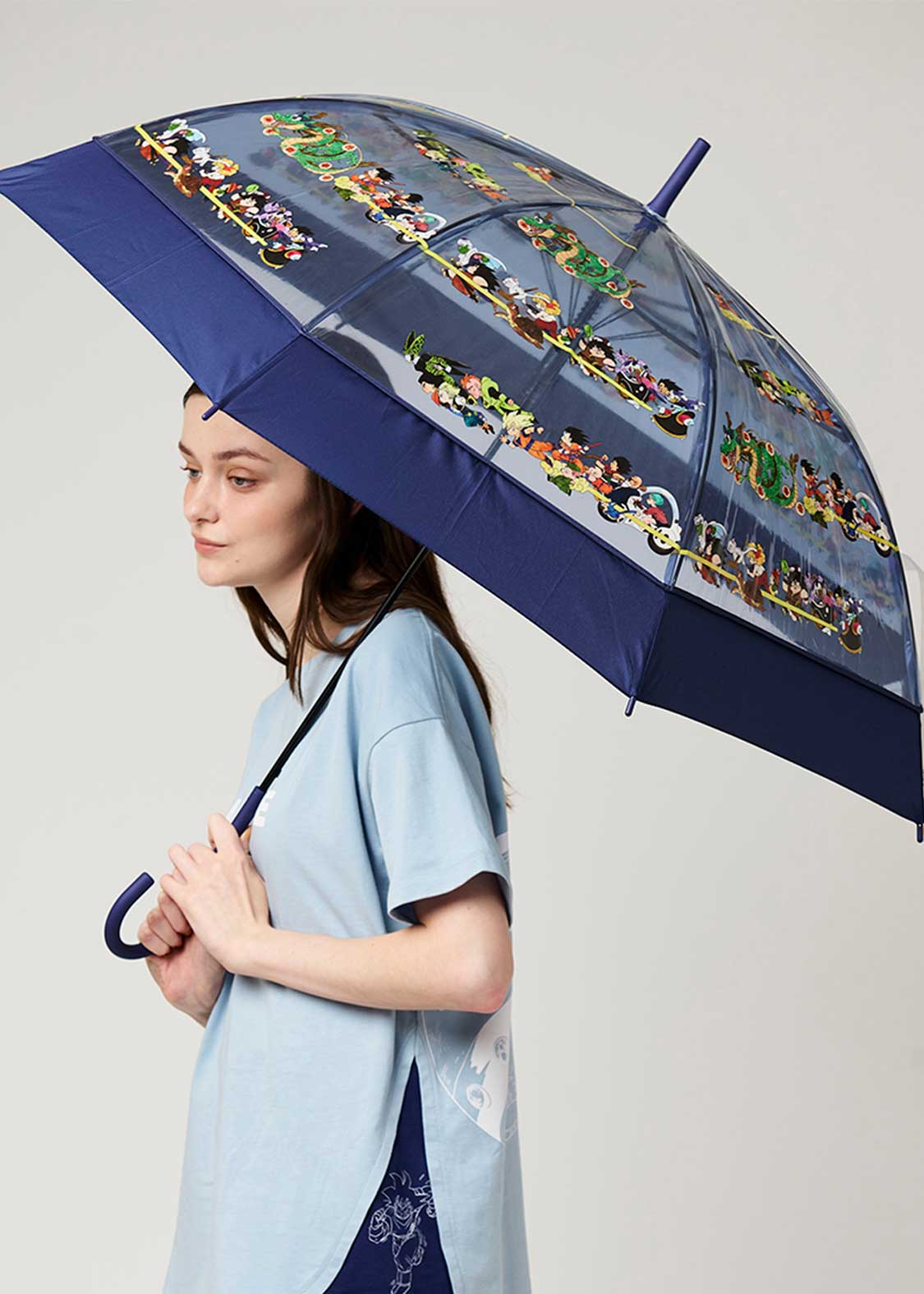 Dragon Ball Z Graniph Collection Collaboration Clothing - Characters Pattern Vinyl Umbrella