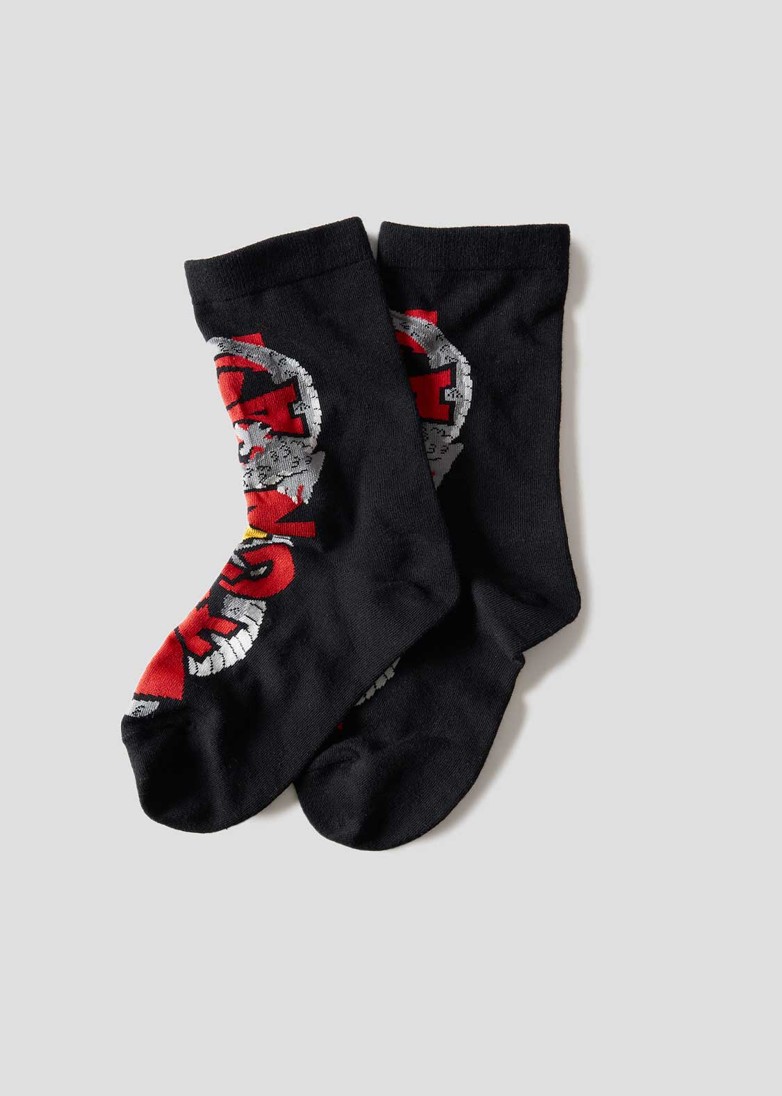 Dragon Ball Z Graniph Collection Collaboration Clothing - DRAGON BALL Logo Middle Socks