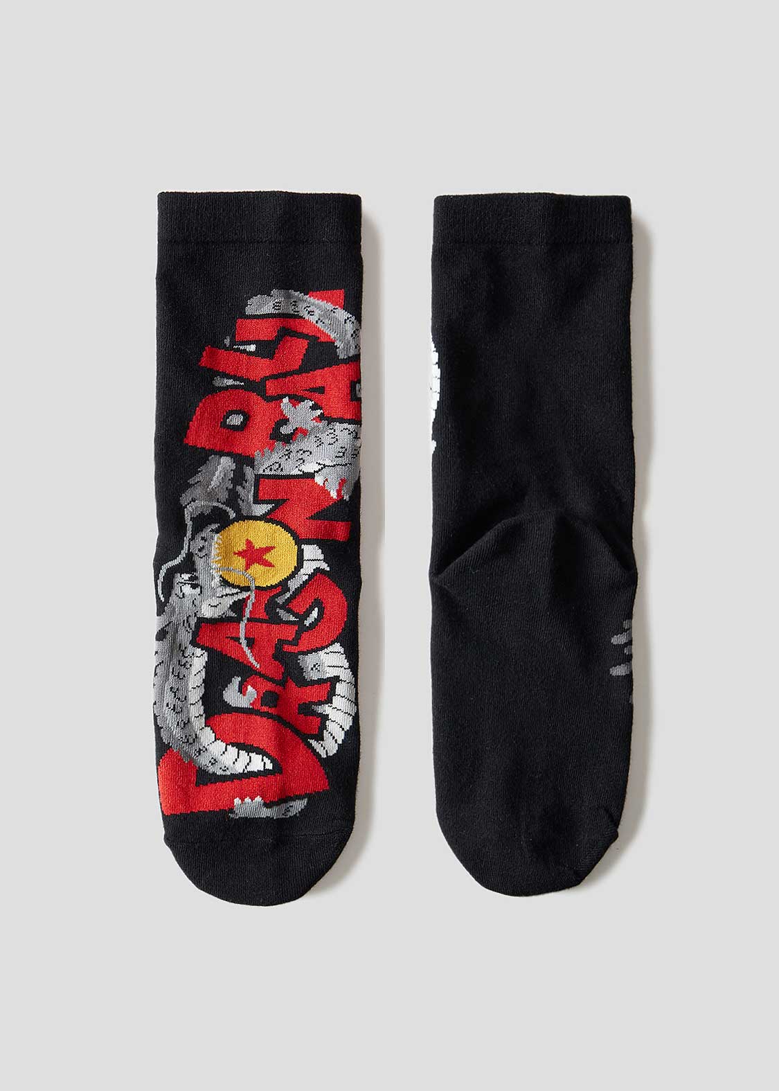 Dragon Ball Z Graniph Collection Collaboration Clothing - DRAGON BALL Logo Middle Socks