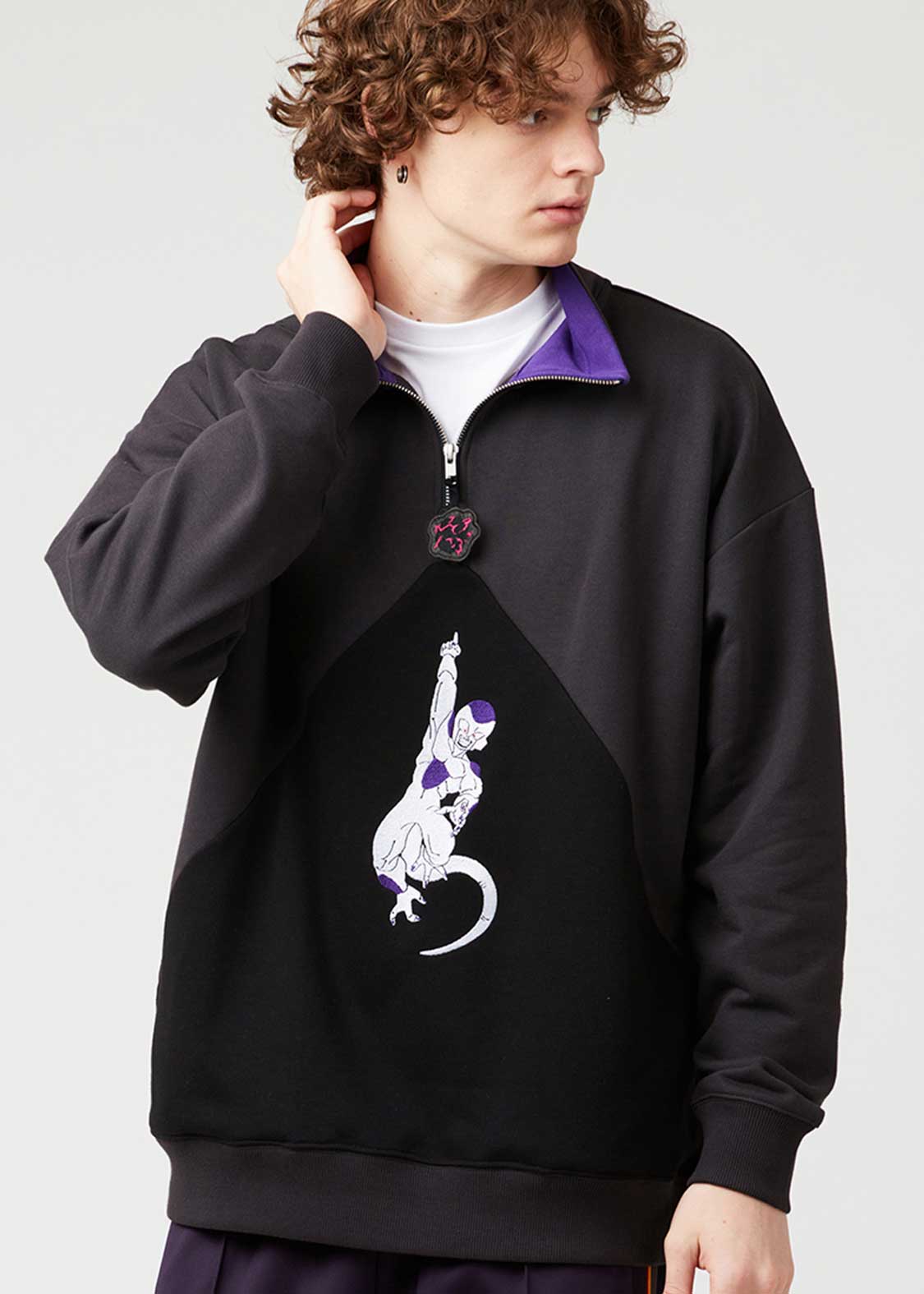 Dragon Ball Z Graniph Collection Collaboration Clothing - Death Ball Fleece Half Zip Sweatshirt