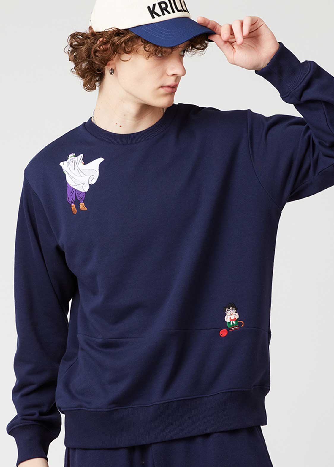 Dragon Ball Z Graniph Collection Collaboration Clothing - Fleece Big Silhouette Sweatshirt