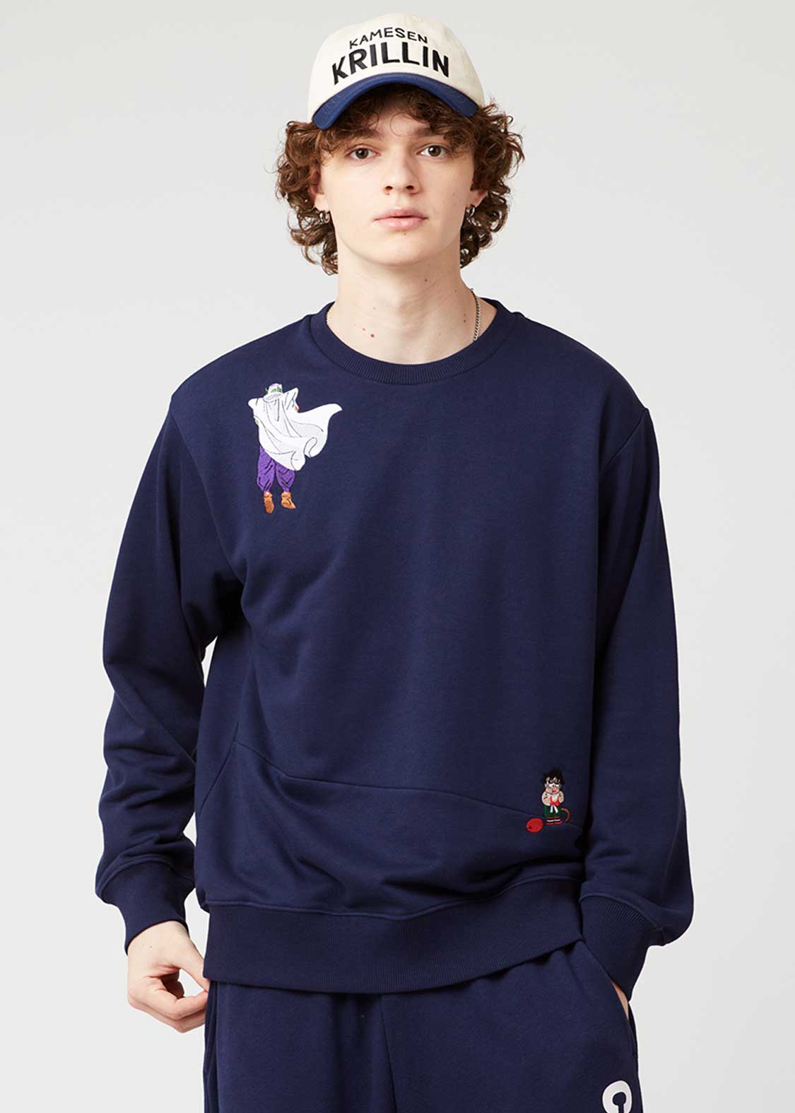 Dragon Ball Z Graniph Collection Collaboration Clothing - Fleece Big Silhouette Sweatshirt