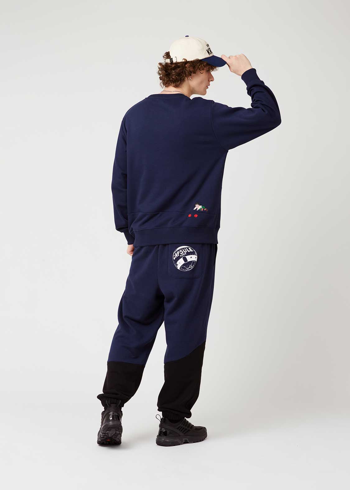 Dragon Ball Z Graniph Collection Collaboration Clothing - Fleece Big Silhouette Sweatshirt