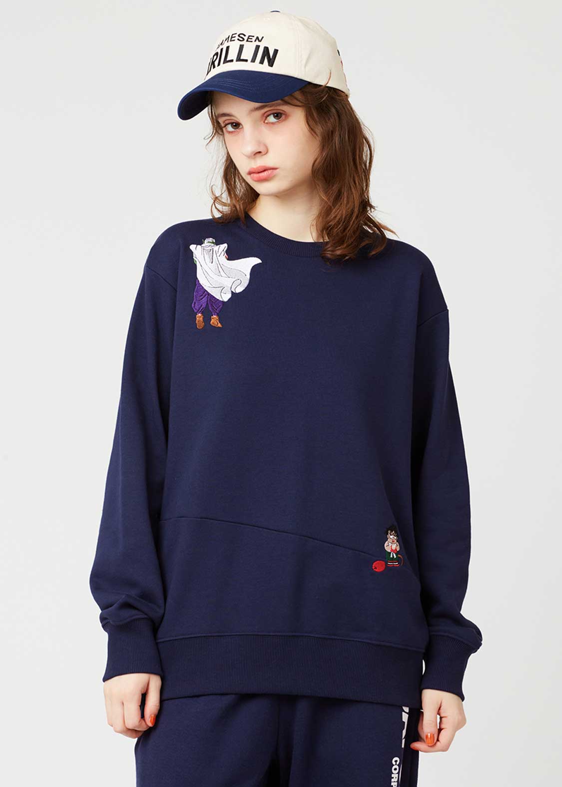 Dragon Ball Z Graniph Collection Collaboration Clothing - Fleece Big Silhouette Sweatshirt