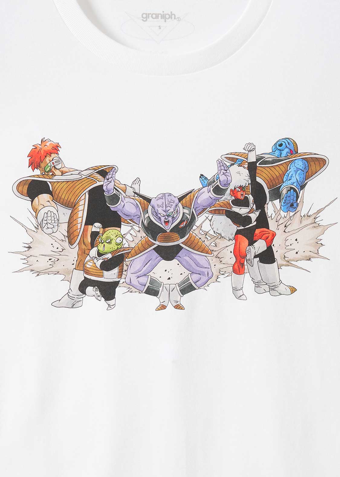 Dragon Ball Z Graniph Collection Collaboration Clothing - Ginyu Special Sentai T-shirt