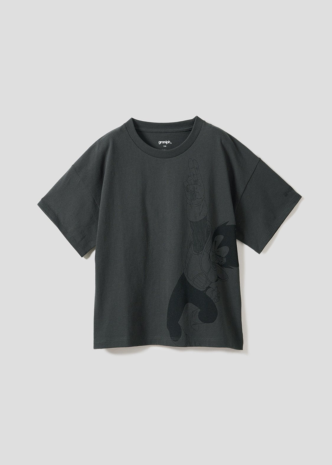 Dragon Ball Z Graniph Collection Collaboration Clothing - Here it is, fireworks Kids Big Silhouette T-shirt