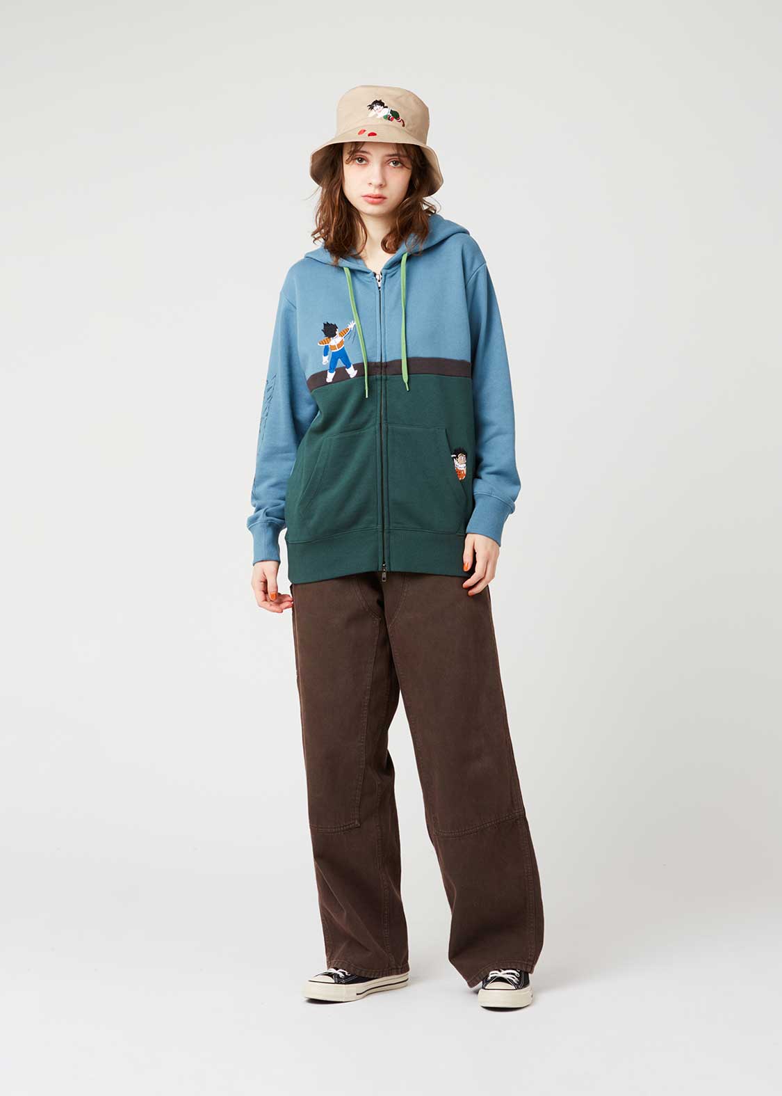 Dragon Ball Z Graniph Collection Collaboration Clothing - Hidden Dragon Ball Fleece Zip Hoodie