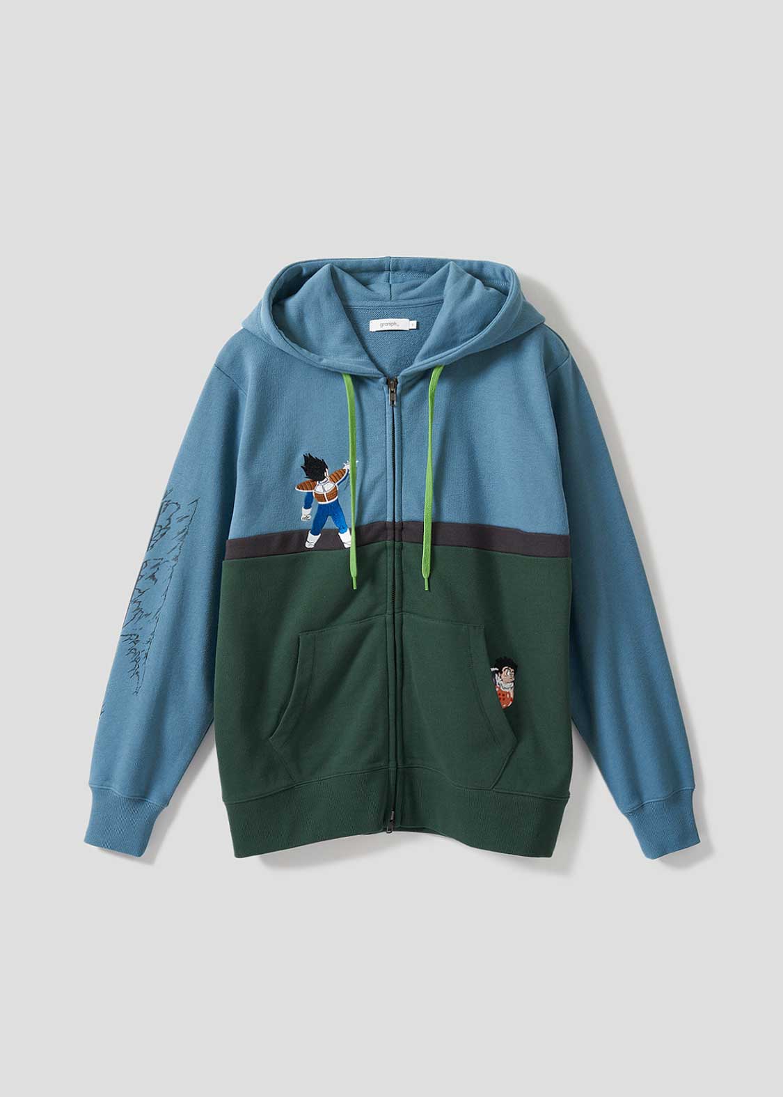 Dragon Ball Z Graniph Collection Collaboration Clothing - Hidden Dragon Ball Fleece Zip Hoodie