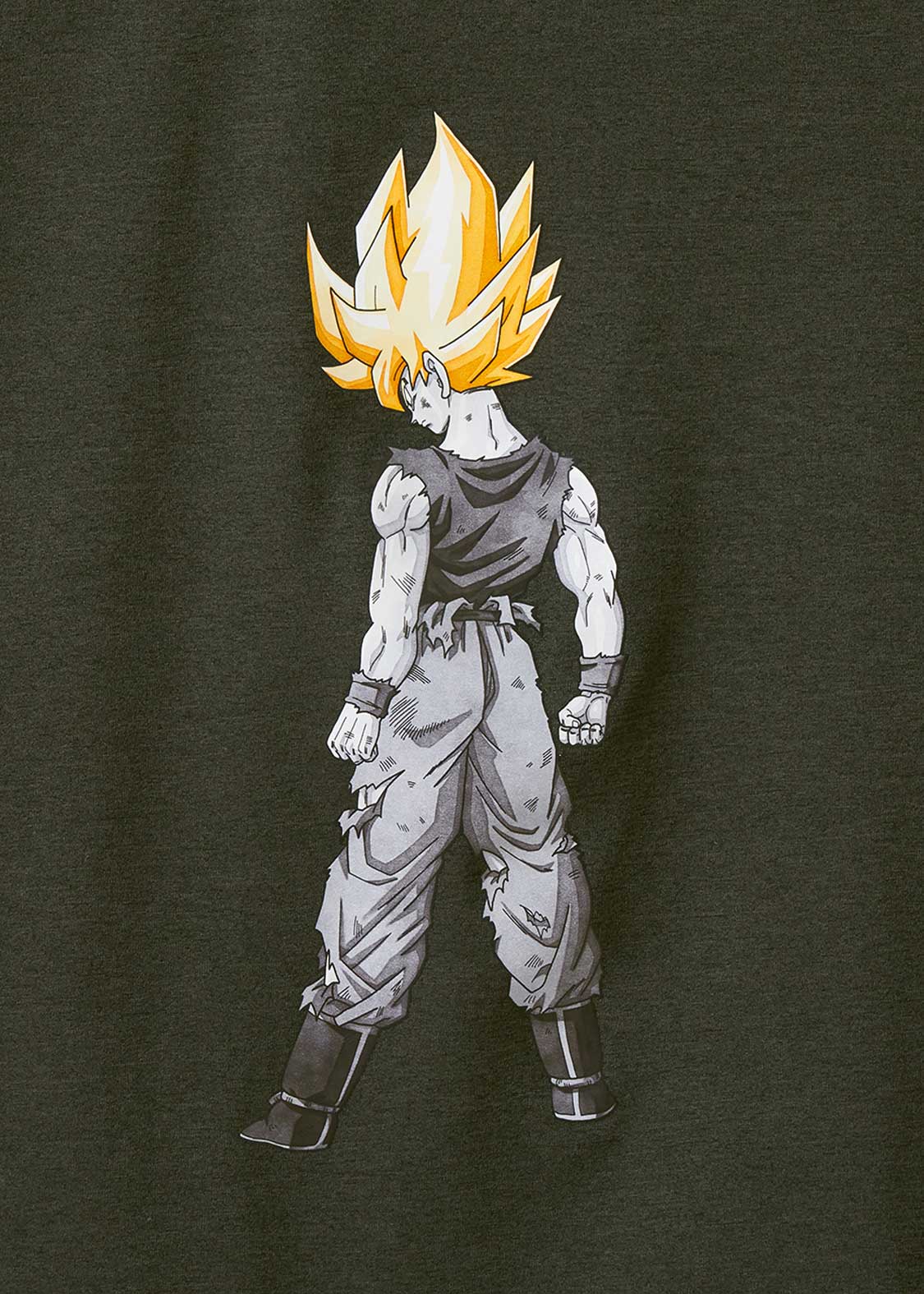 Dragon Ball Z Graniph Collection Collaboration Clothing - Legendary Super Saiyan Kids Dry Big T-shirt and Dry Shorts Set