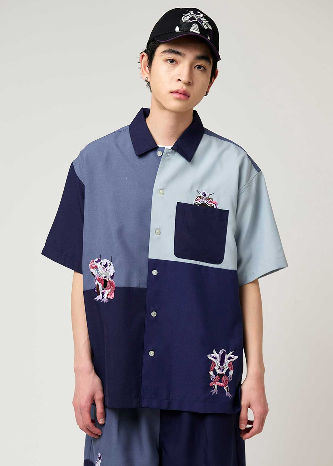 Dragon Ball Z Graniph Collection Collaboration Clothing - Transformation Big Silhouette Politoro Short Sleeve Shirt