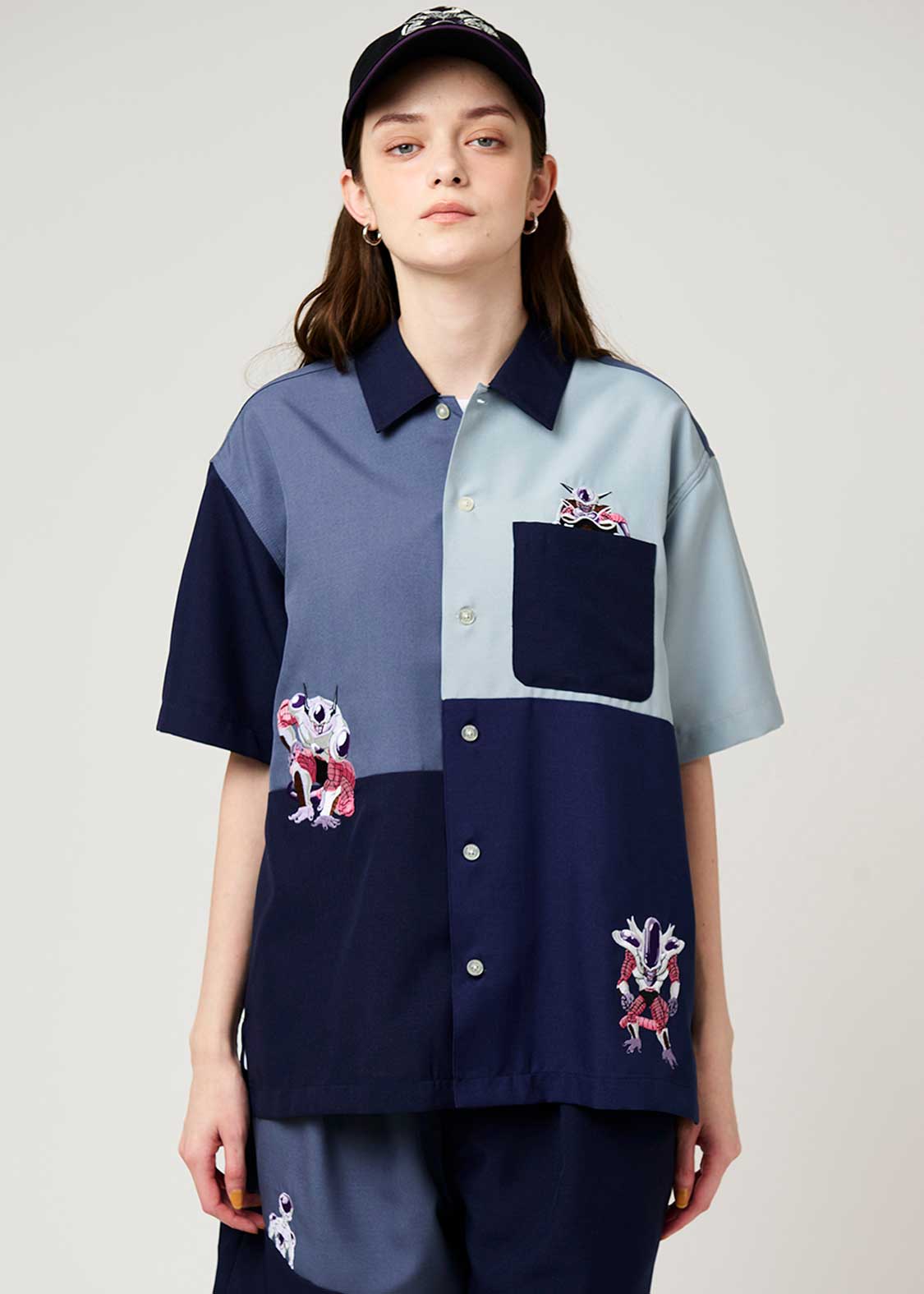 Dragon Ball Z Graniph Collection Collaboration Clothing - Transformation Big Silhouette Politoro Short Sleeve Shirt