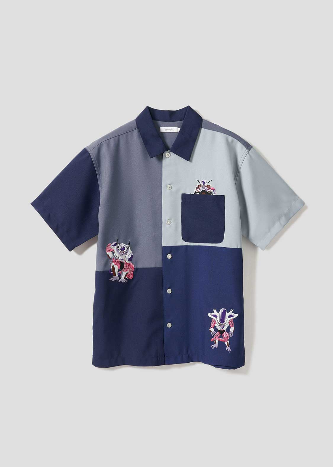 Dragon Ball Z Graniph Collection Collaboration Clothing - Transformation Big Silhouette Politoro Short Sleeve Shirt
