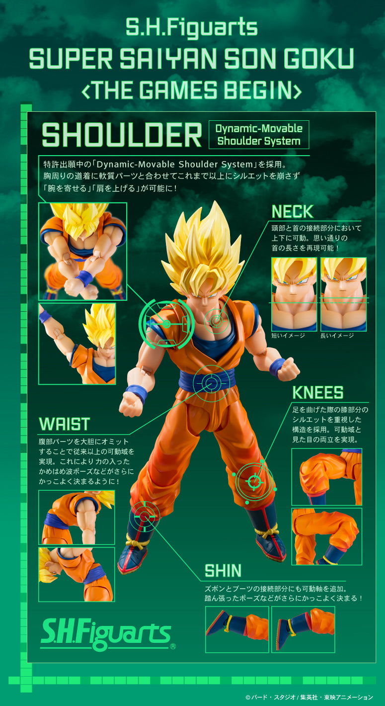 Dragon Ball Z S.H.Figuarts - Super Saiyan Son Goku (The Beginning of the Decisive Battle)