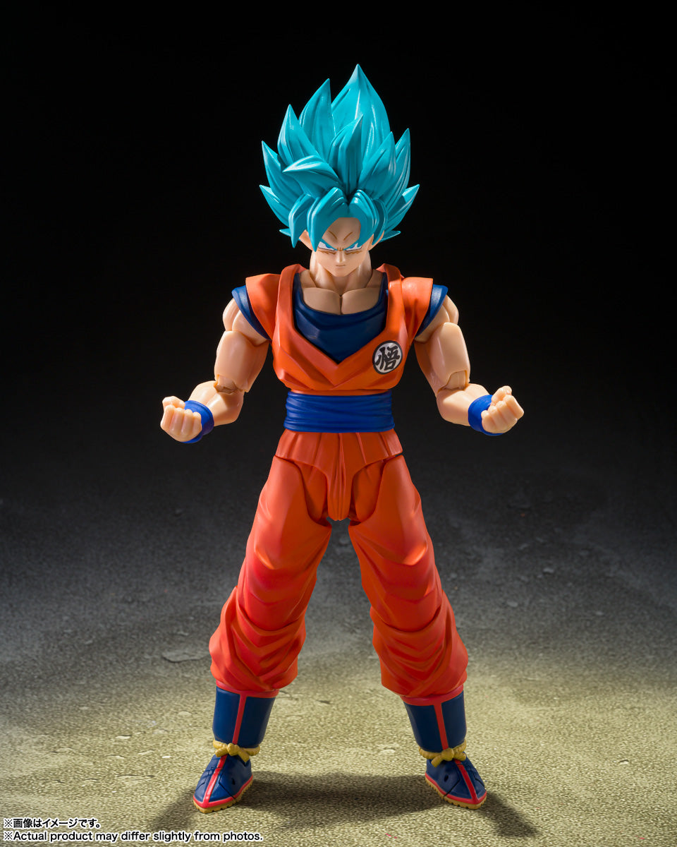 Dragon Ball Z S.H.Figuarts Figure - Super Saiyan Son Goku Blue Power Transcending Limits ver.