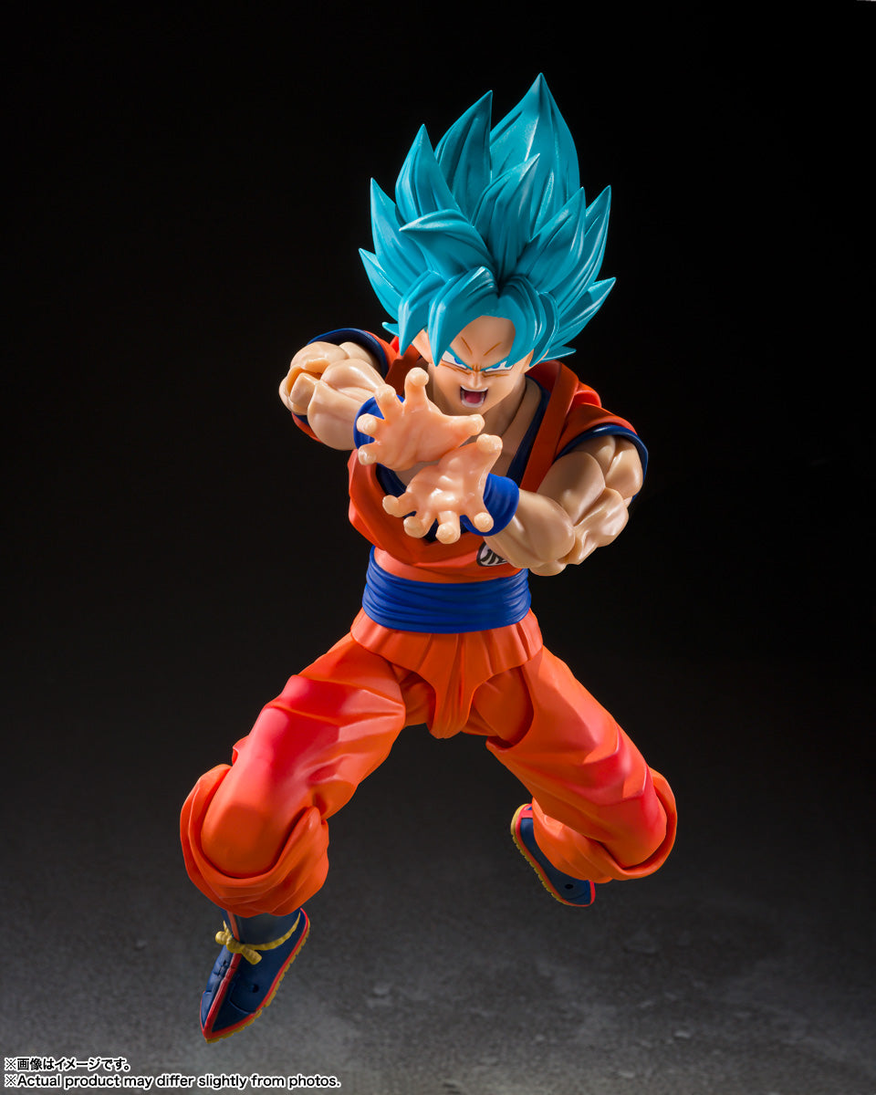 Dragon Ball Z S.H.Figuarts Figure - Super Saiyan Son Goku Blue Power Transcending Limits ver.