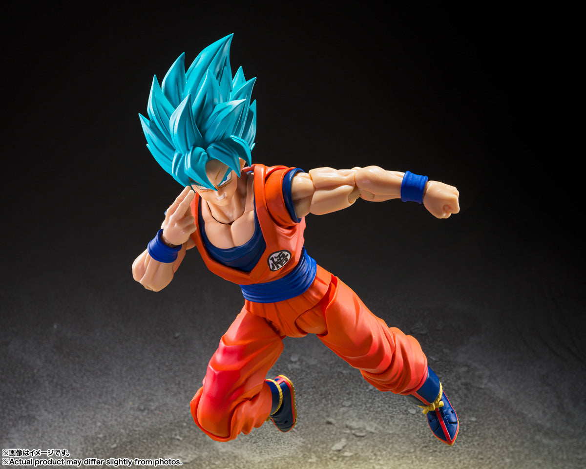 Dragon Ball Z S.H.Figuarts Figure - Super Saiyan Son Goku Blue Power Transcending Limits ver.
