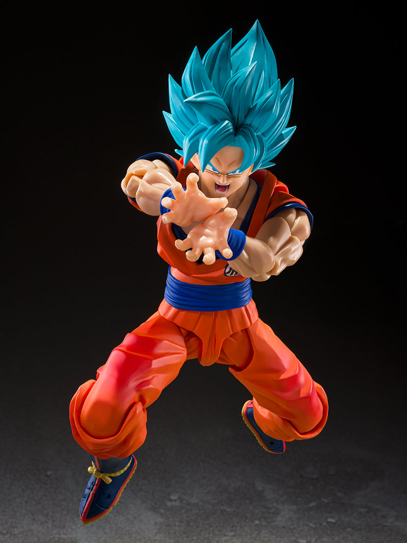 Dragon Ball Z S.H.Figuarts Figure - Super Saiyan Son Goku Blue Power Transcending Limits ver.