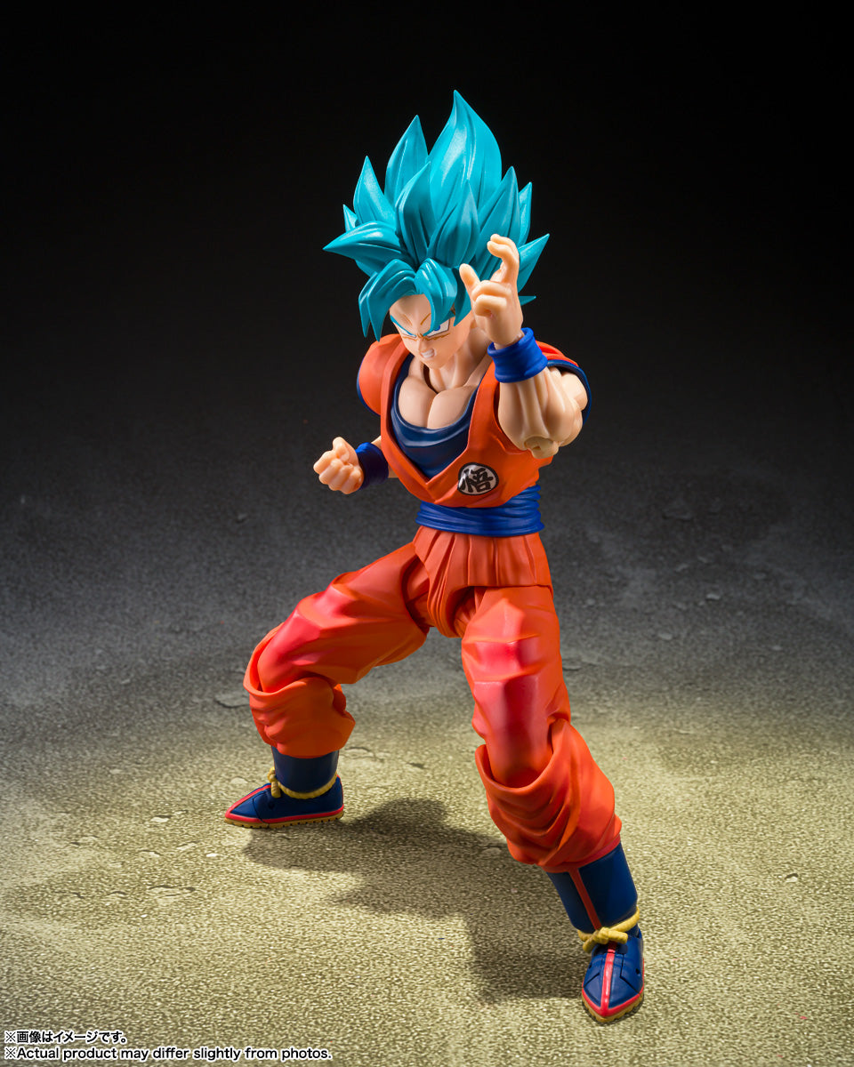 Dragon Ball Z S.H.Figuarts Figure - Super Saiyan Son Goku Blue Power Transcending Limits ver.