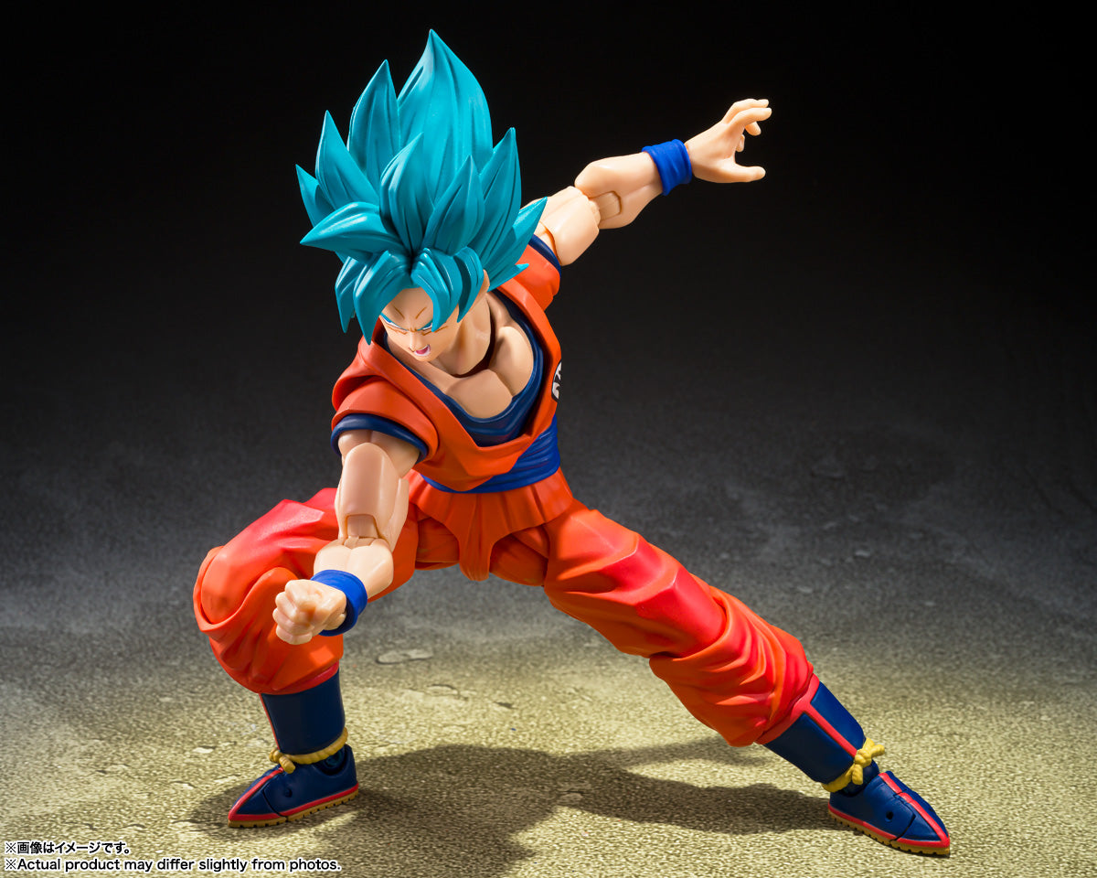 Dragon Ball Z S.H.Figuarts Figure - Super Saiyan Son Goku Blue Power Transcending Limits ver.