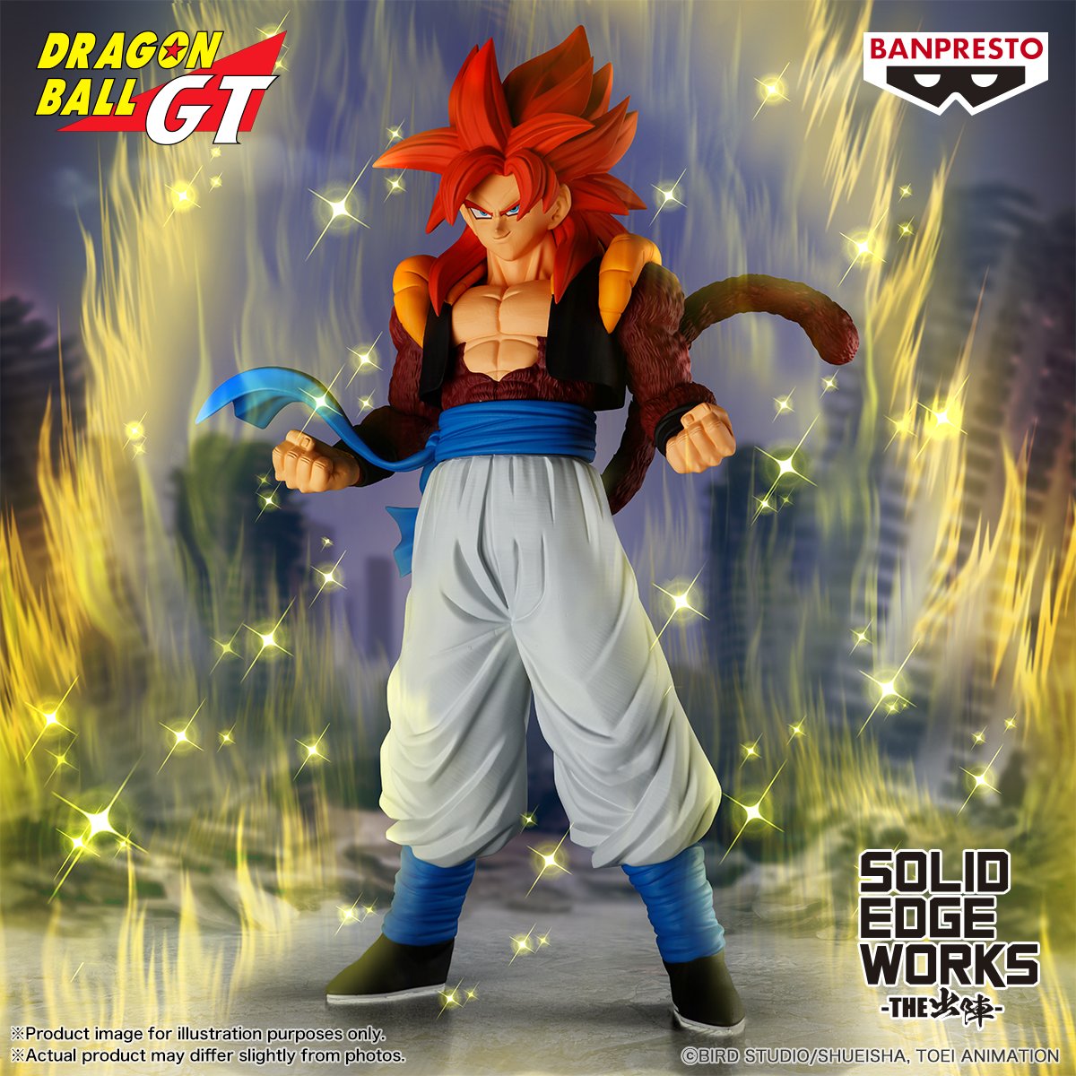 Dragon Ball GT Solid Edge Works - Super Saiyan 4 Gogeta