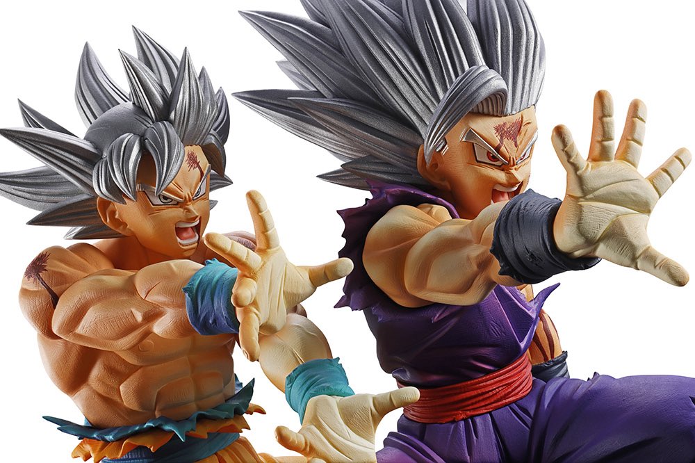 Dragon Ball Super 10th Anniversary Edition Son Goku Ultra Instinct & Son Gohan Beast MASTERLISE OUTSIDE Figure Set