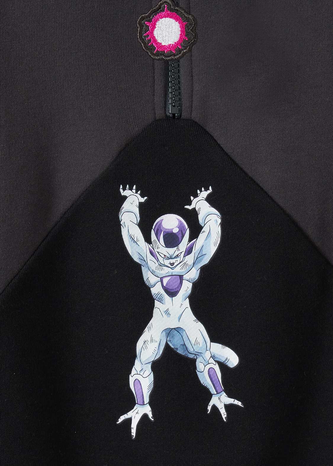 Dragon Ball Z Graniph Collection Collaboration Clothing - Frieza VS Super Saiyan Kids fleece half zip sweatshirt