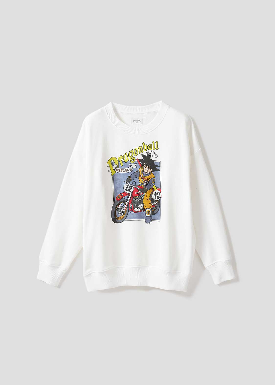 Dragon Ball Z Graniph Collection Collaboration Clothing - Son Goku Kids fleece big silhouette sweatshirt