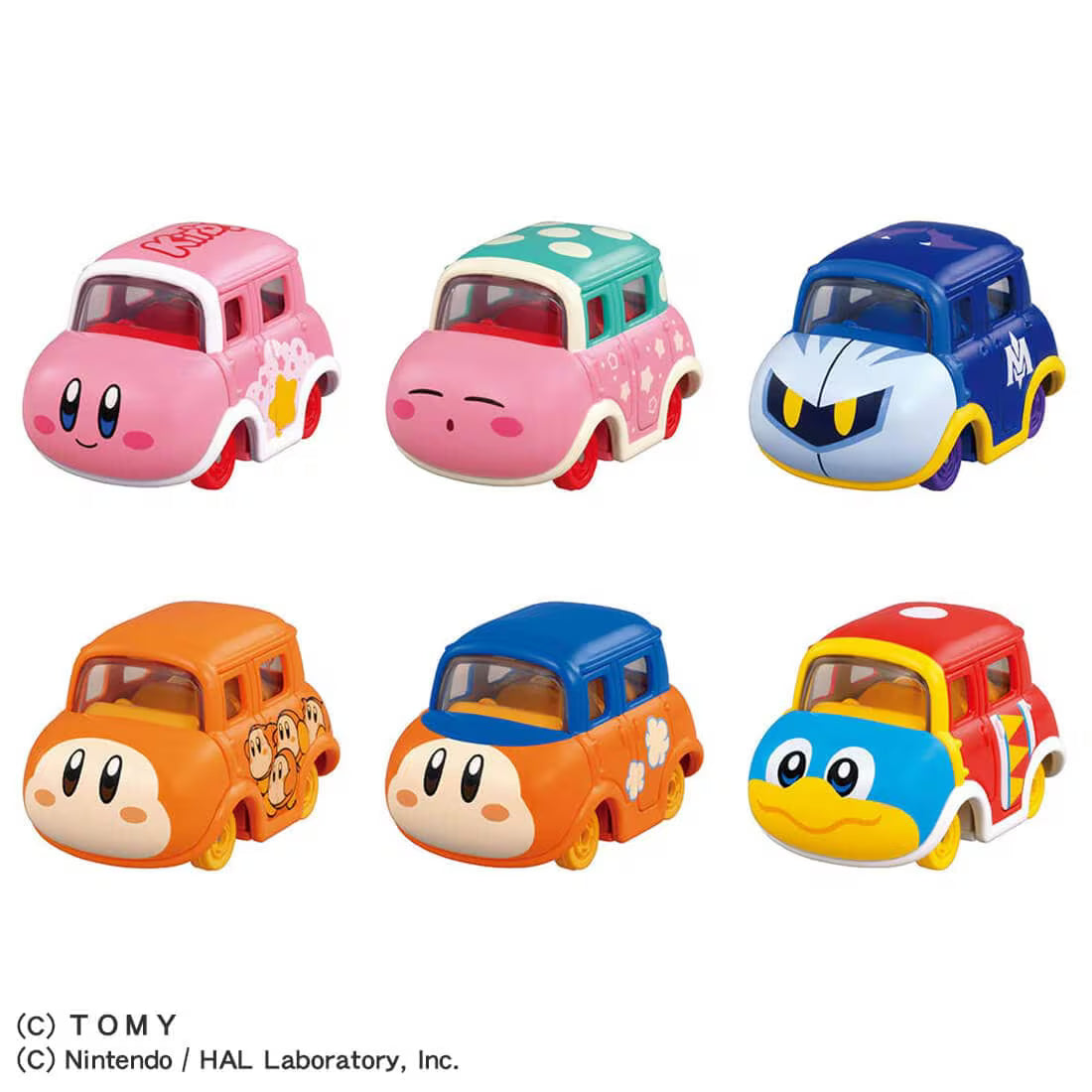 Dream Tomica x Kirby - Complete Set of 6 Types [Pre-order Jan 2026