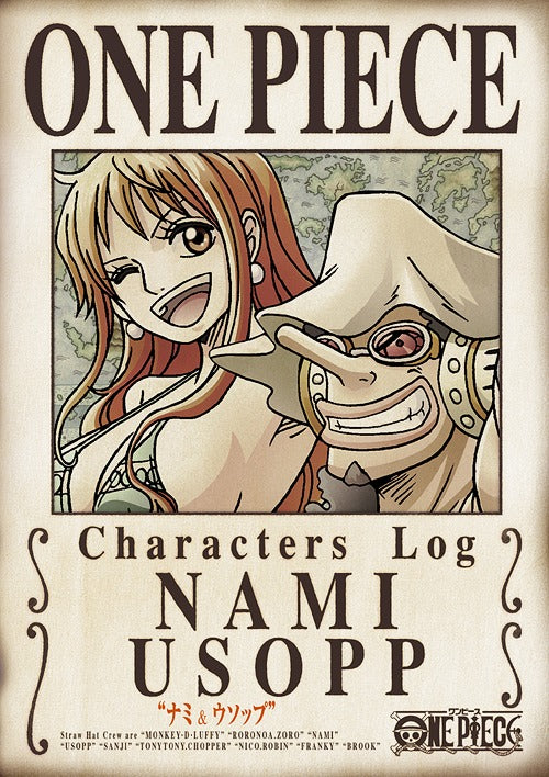 One Piece Characters Log "Nami & Usopp" - DVD, Japanese Edition