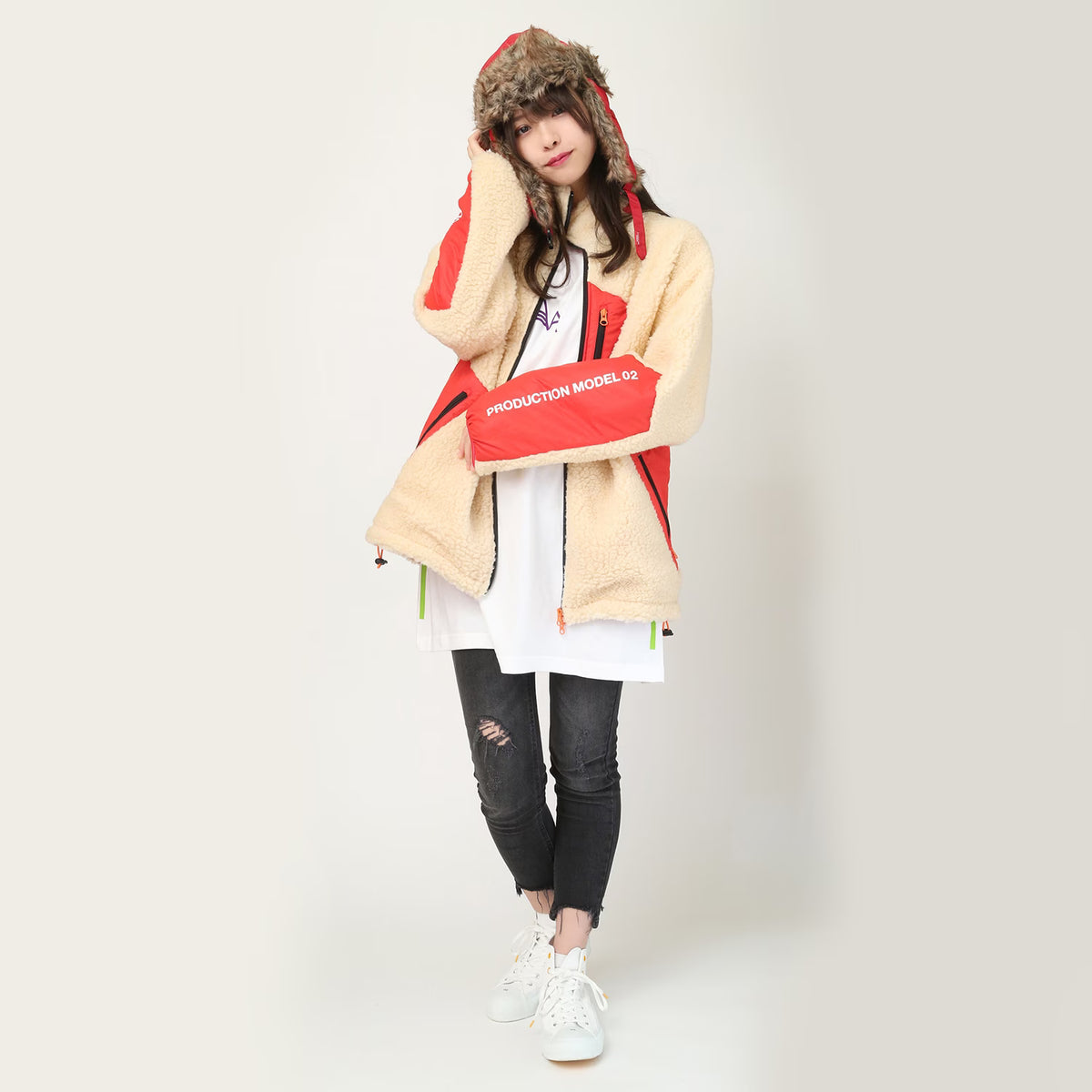 Evangelion - BOA Jacket Unit-02 Natural Colour