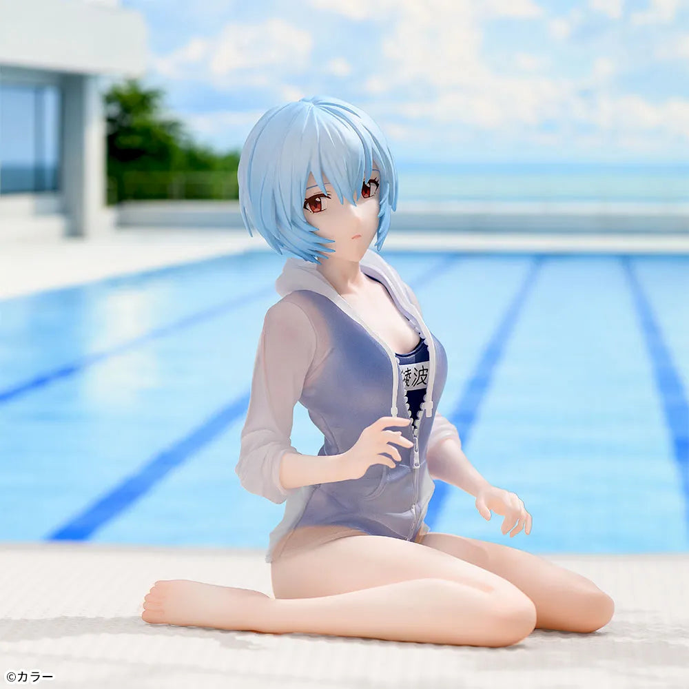 Evangelion: New Theatrical Edition Yumemirize Figure - Rei Ayanami School Swimsuit Ver.