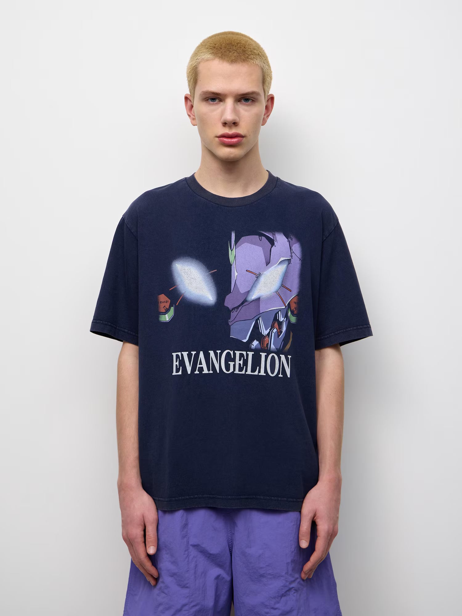 Evangelion X GU - Washed Graphic T-Shirt