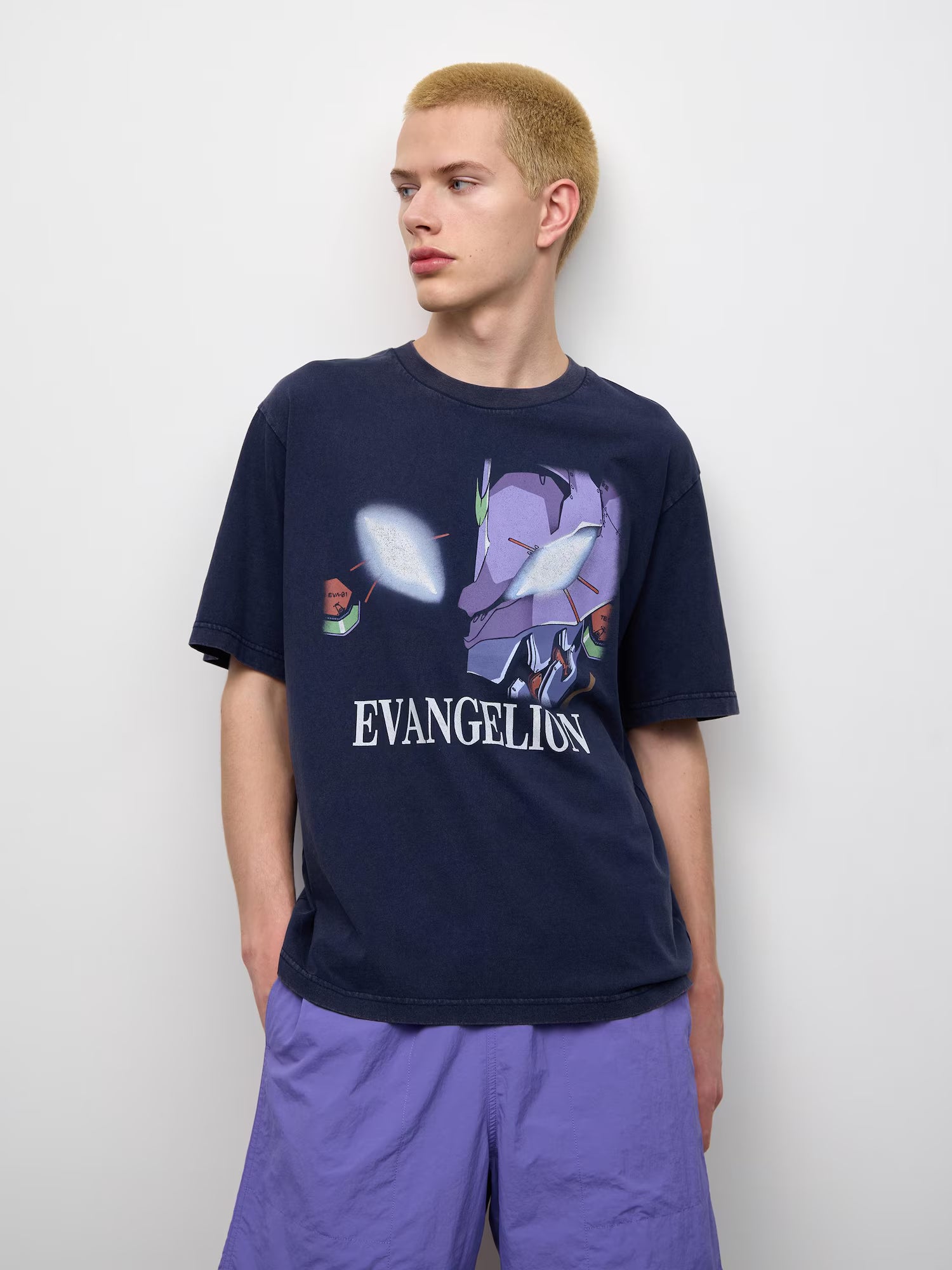 Evangelion X GU - Washed Graphic T-Shirt