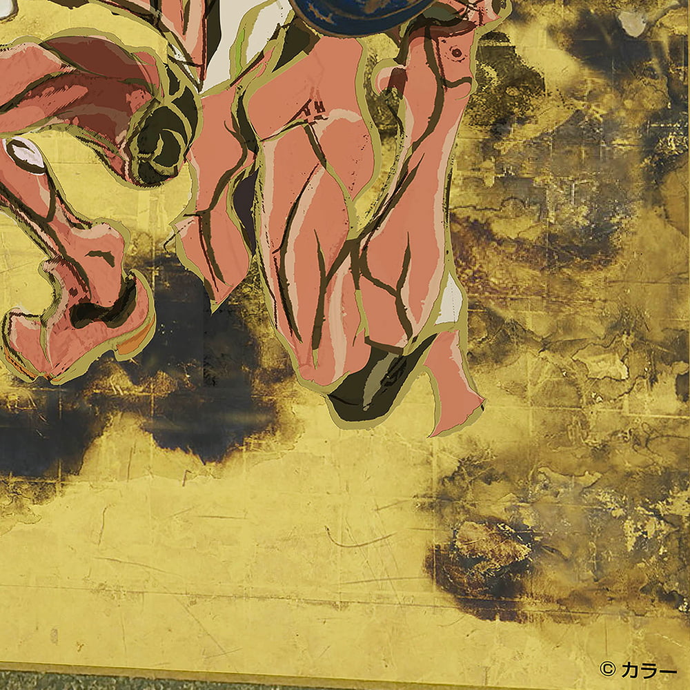 Evangelion x Ukiyoe - Folding Screen Fujin Unit-08/ Mari