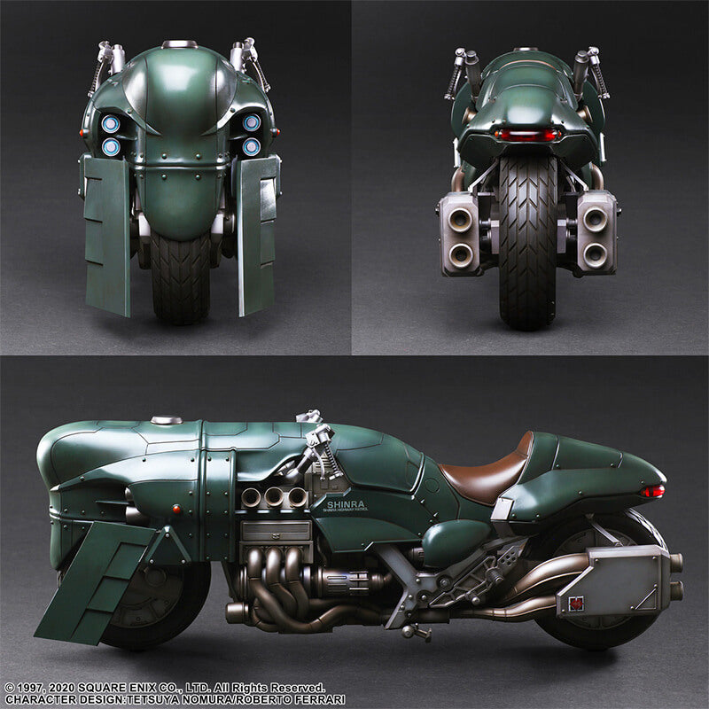 FINAL FANTASY VII REMAKE - ADVANCED BIKE GUARD SHINRA AND BIKE PLAY ARTS KAI FIGURE