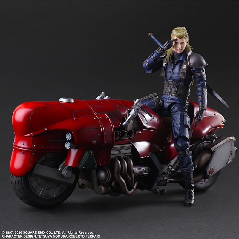 FINAL FANTASY VII REMAKE - ROCHEY & BIKE PLAY ARTS KAI FIGURE